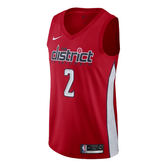 Nike John Wall Washington Wizards No. 2 Red Swingman Basketball Jersey
