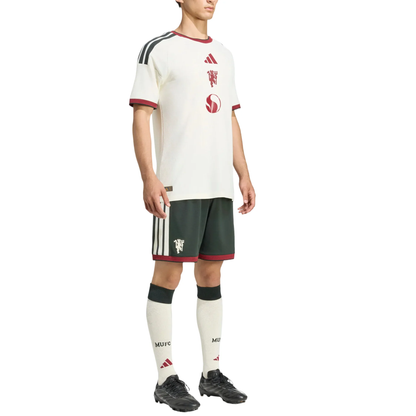 adidas Manchester United 2026/27 Player Version Third Kit Jersey – Ivory White