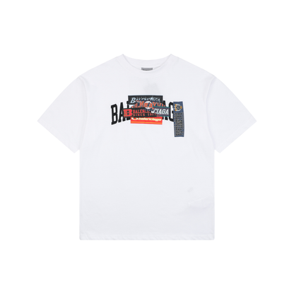 Balenciaga FW26 Sticker Graphic T-Shirt – Men's