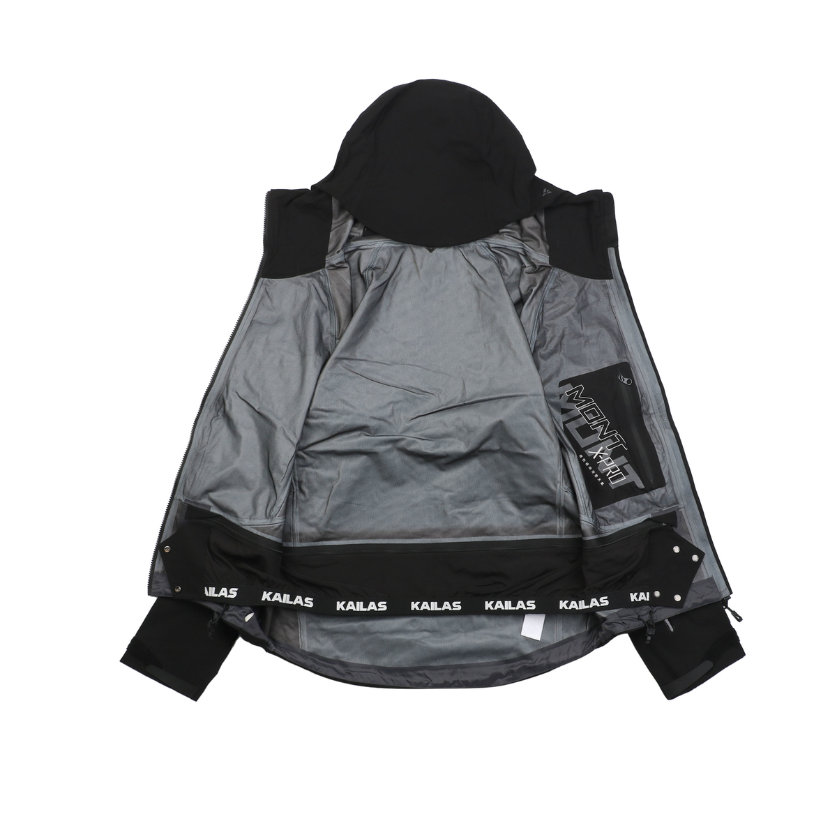 Kailas MONT X-LT GORE-TEX 3L Hardshell Jacket – Black | 40D Ultralight Waterproof Alpine Shell