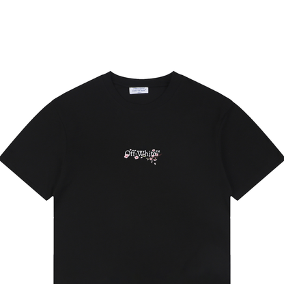 Off-White Gradient Interwoven Arrow Print T-Shirt | Black Short-Sleeve