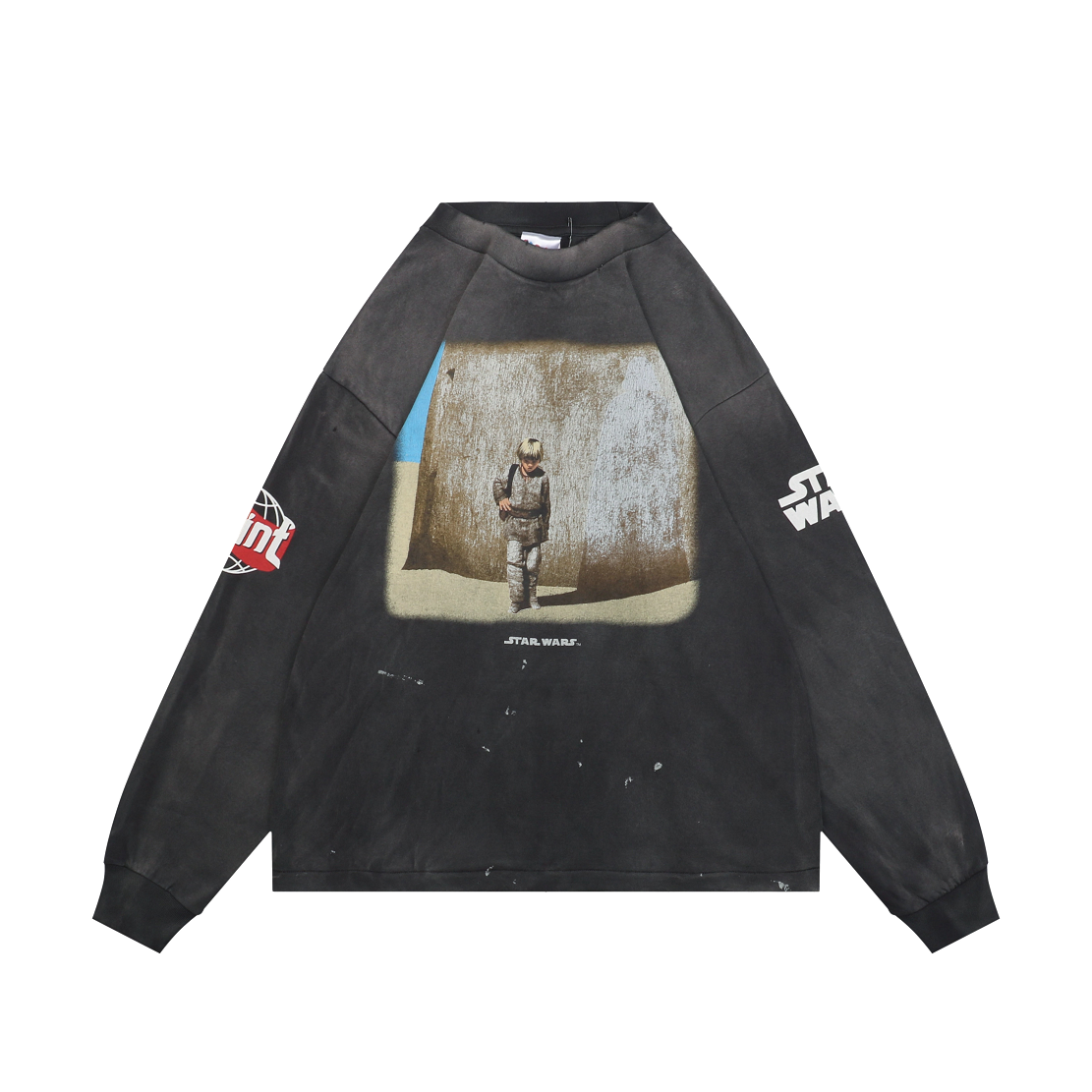 Saint Michael Anakin Skywalker Print Long-Sleeve Top