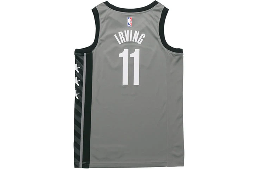 Jordan Brand  Brooklyn Nets #11 Kyrie Irving Swingman Jersey – Grey | 2020-21 Statement Edition