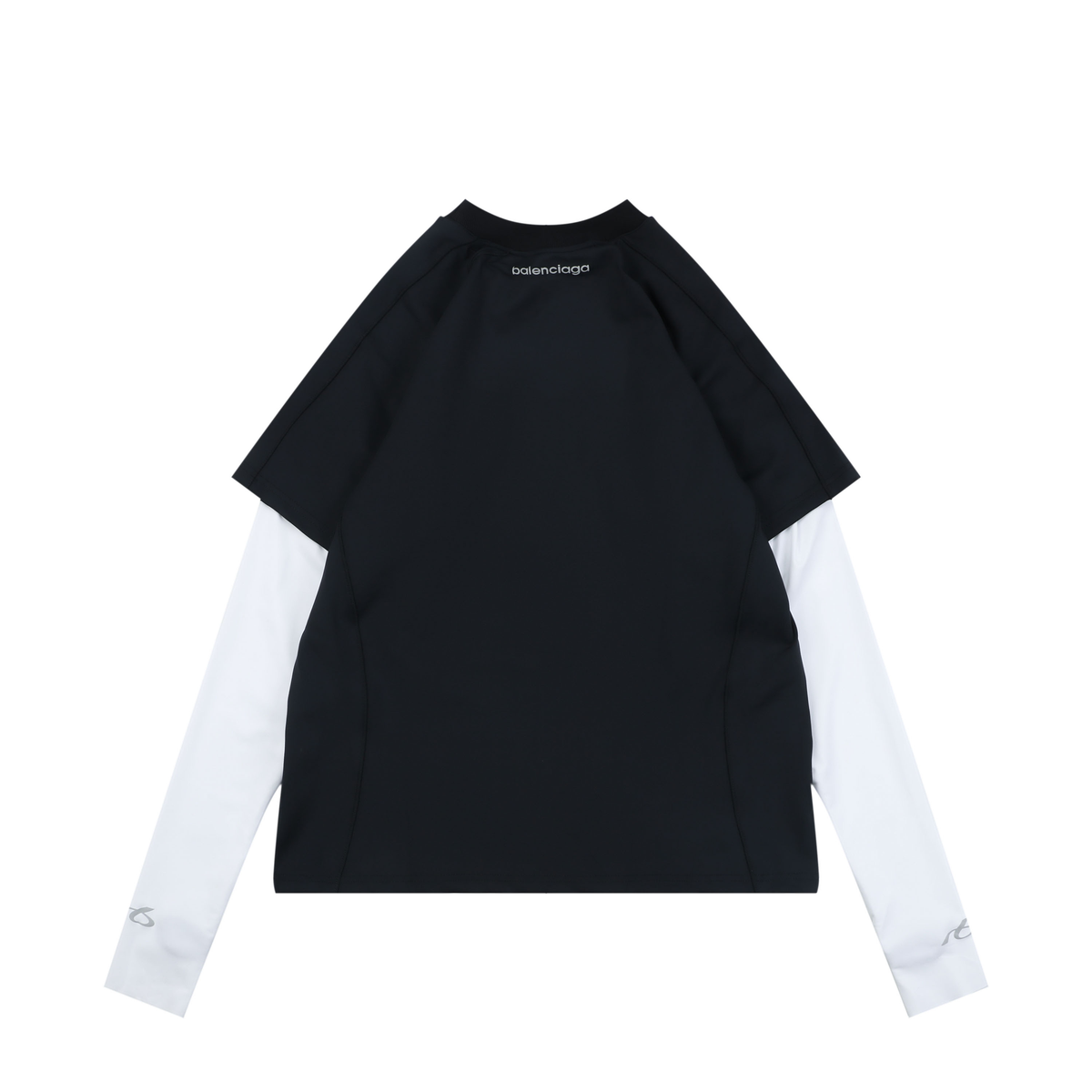 Balenciaga FW26 Chest-Print Paneled T-Shirt – Men's