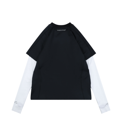 Balenciaga FW26 Chest-Print Paneled T-Shirt – Men's
