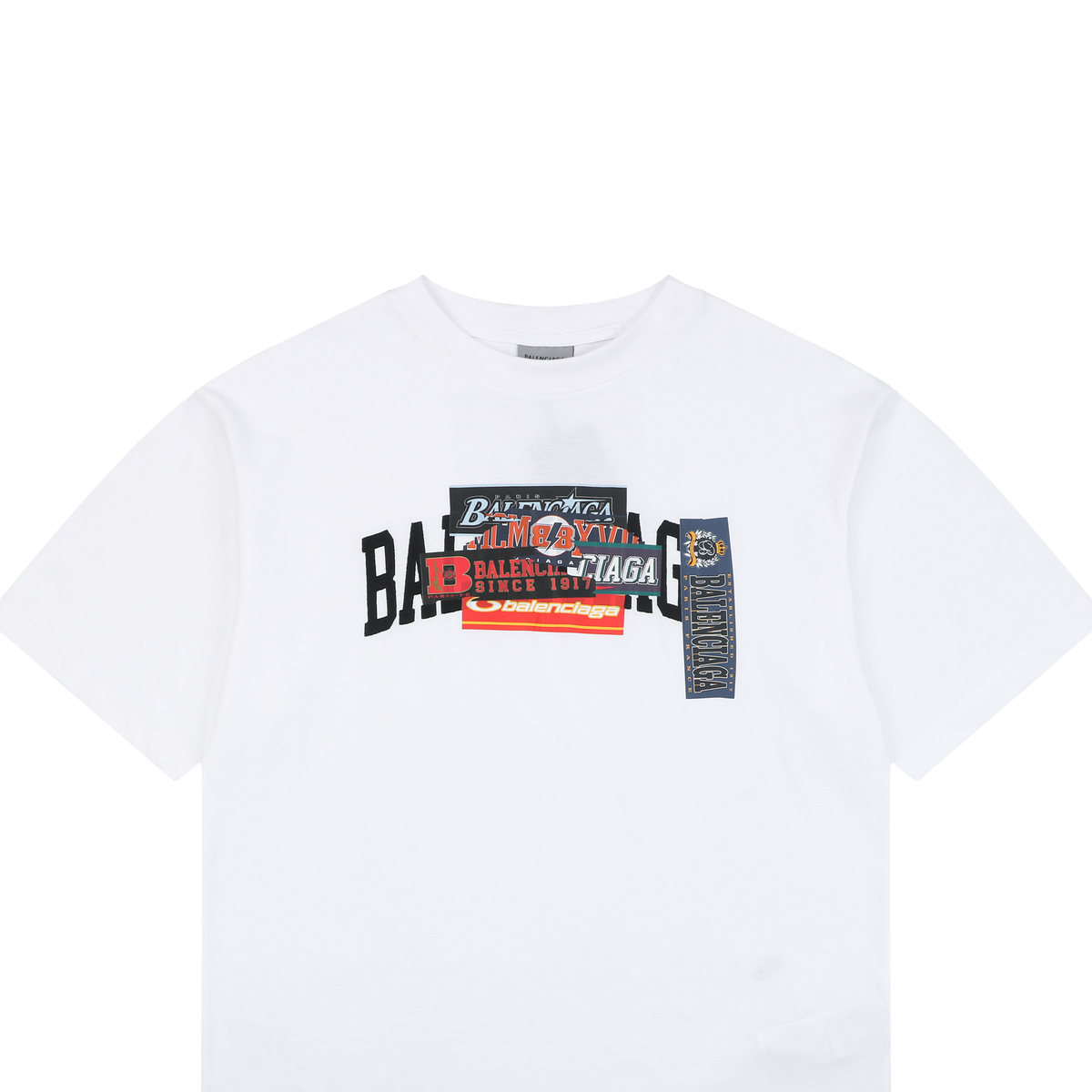 Balenciaga FW26 Sticker Graphic T-Shirt – Men's