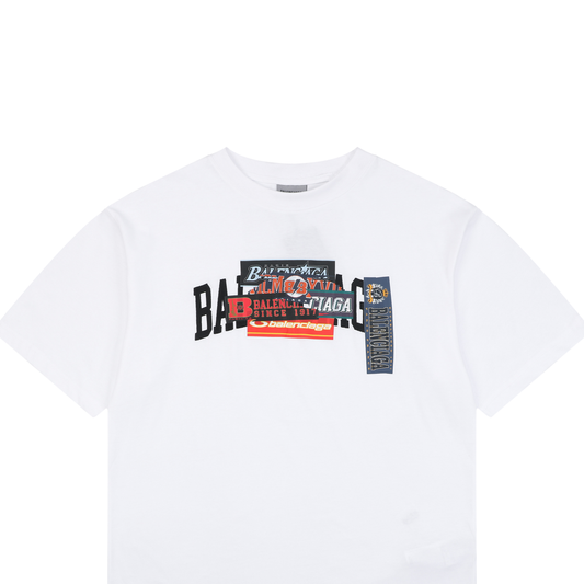 Balenciaga FW26 Sticker Graphic T-Shirt – Men's