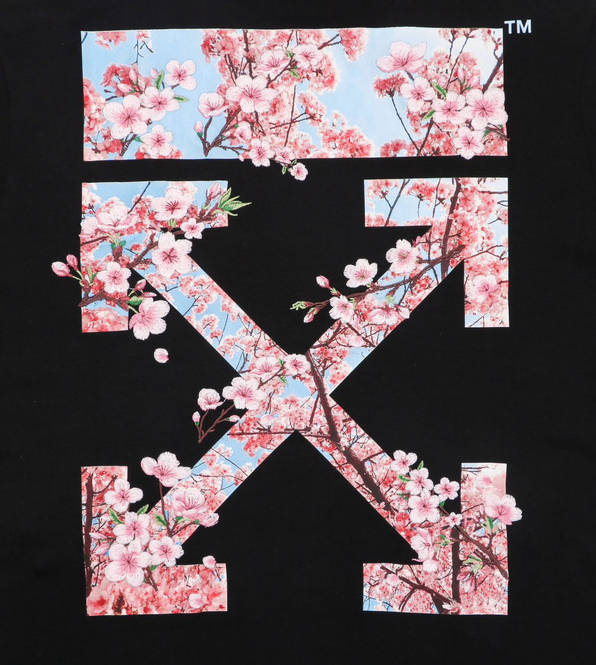 Off-White Gradient Interwoven Arrow Print T-Shirt | Black Short-Sleeve