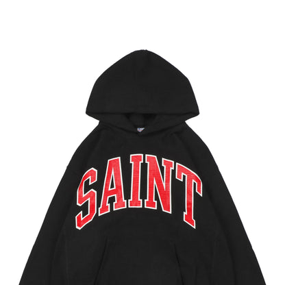 Saint Michael 2026 Red Letter Print Hoodie
