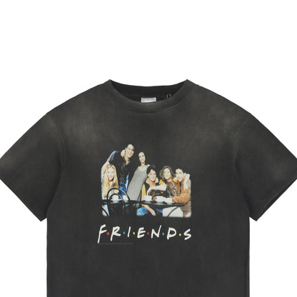 Saint Michael SS25 Friends Coffee-Drinking Graphic T-Shirt
