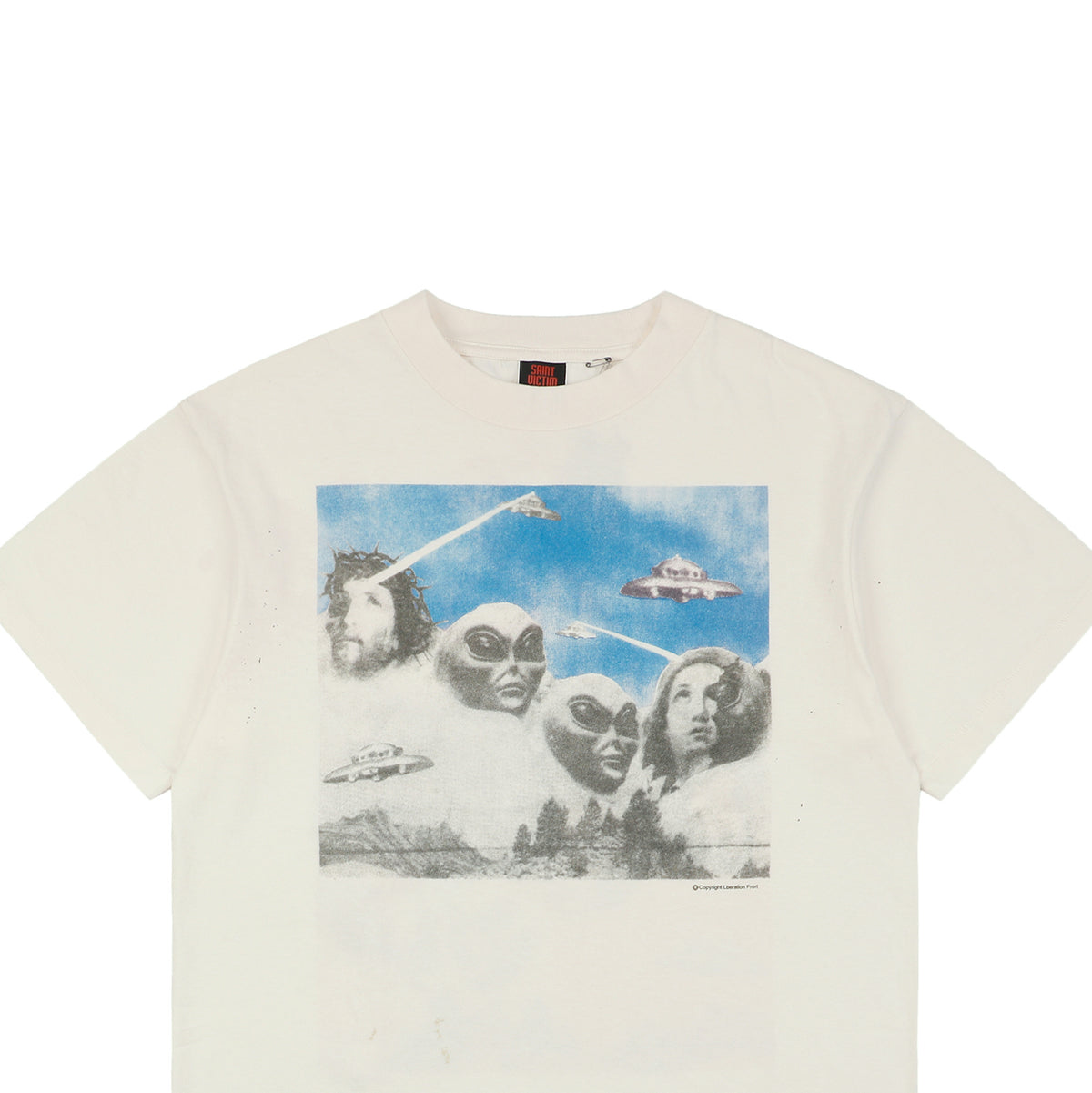 Saint Michael SS25 Alien Crisis Graphic Short-Sleeve T-Shirt