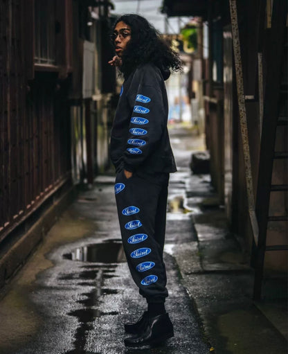 Saint Michael Blue Label Bullet-Hole Print Trousers