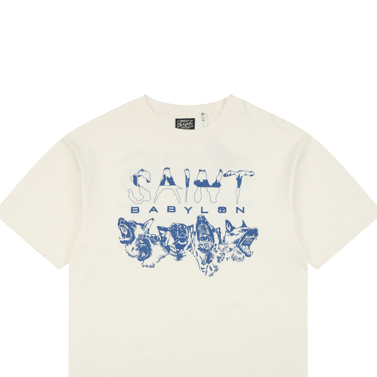 Saint Michael Wolf Pack Print Short-Sleeve T-Shirt
