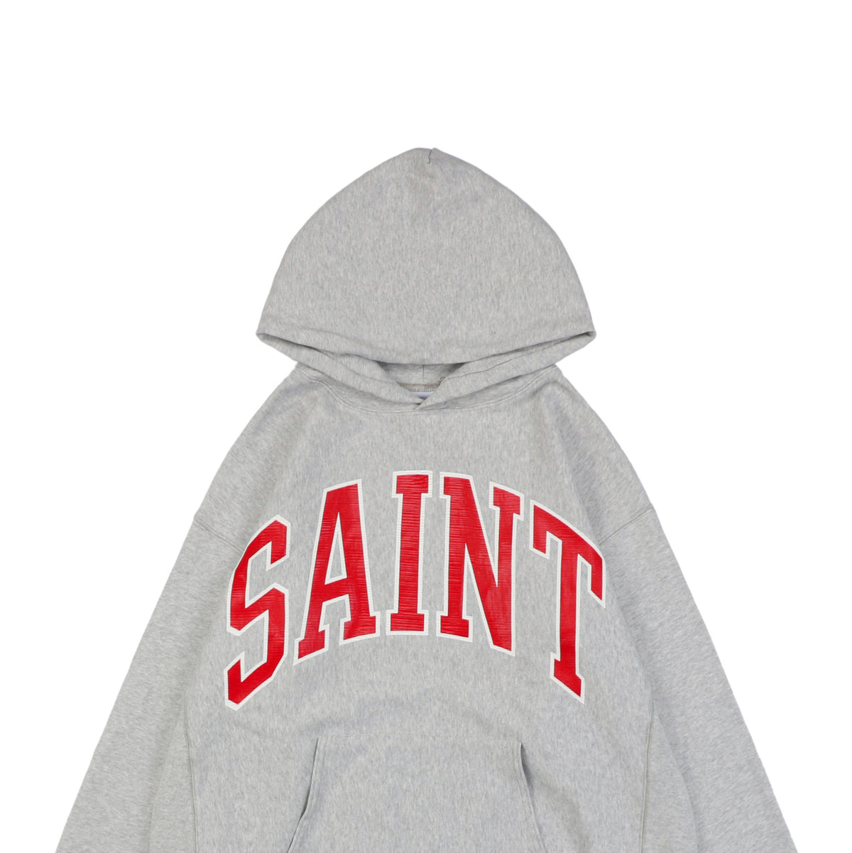 Saint Michael Saint Red Letter Print Hoodie
