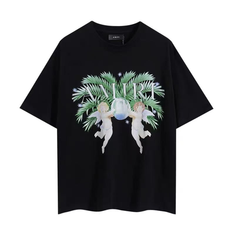 Amiri Logo Short-Sleeve T-Shirt - Black