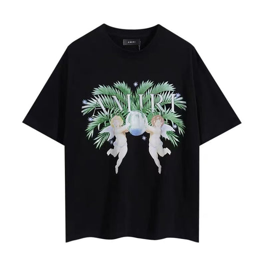 Amiri Logo Short-Sleeve T-Shirt - Black