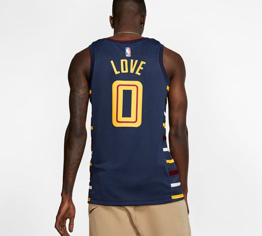 Nike CLE City Edition Swingman T-Shirt Jersey | Navy