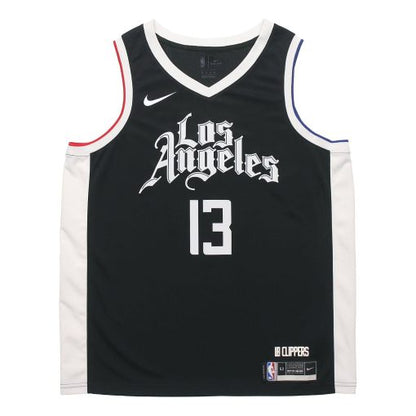 Nike Paul George No. 13 Los Angeles Clippers City Edition Jersey - Black