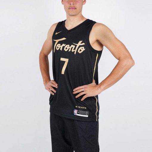 Nike Toronto Raptors No. 7 Retro SW Fan Edition Basketball Jersey - Black