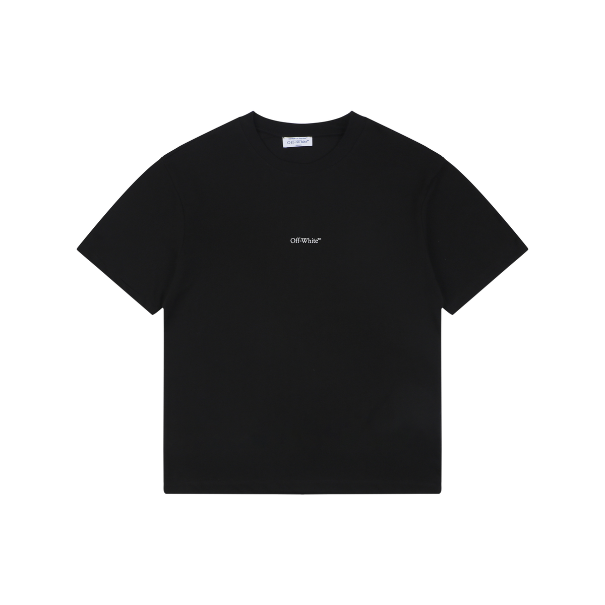 Off-White Horse-Riding Arrow Print T-Shirt | Black Short-Sleeve
