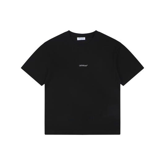 Off-White Horse-Riding Arrow Print T-Shirt | Black Short-Sleeve