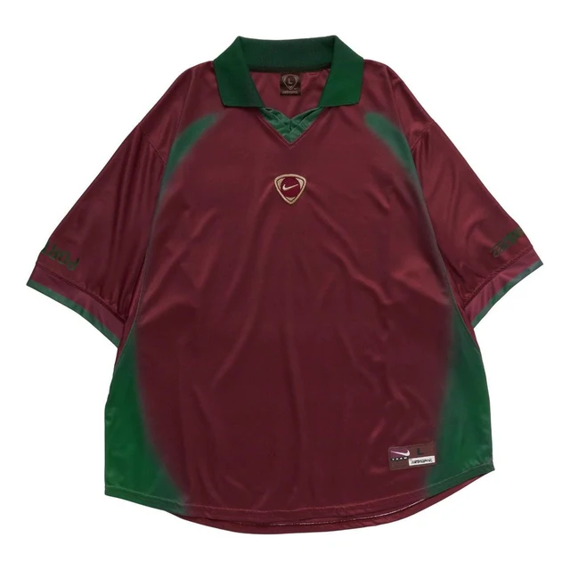 Travis Scott x Nike Portugal Total 90 Retro Soccer Jersey – Burgundy