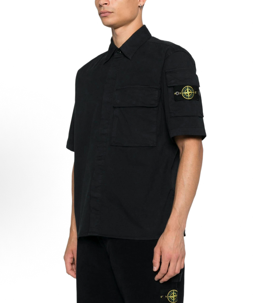 Stone Island Men's Short-Sleeve Utility Jacket