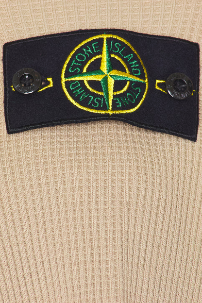 Stone Island Waffle Crew Neck Sweatshirt | Nude