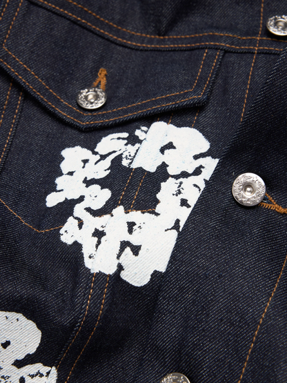 Denim Tears Cotton Wreath Selvedge Denim Jacket