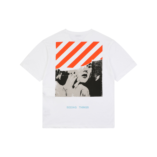 Off-White Marilyn Print T-Shirt | White Short-Sleeve