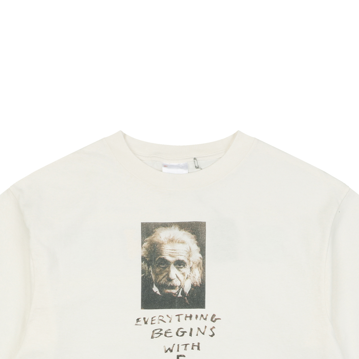 Saint Michael Einstein Print Short-Sleeve T-Shirt