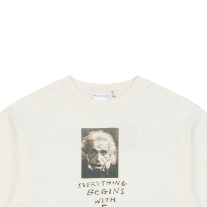 Saint Michael Einstein Print Short-Sleeve T-Shirt