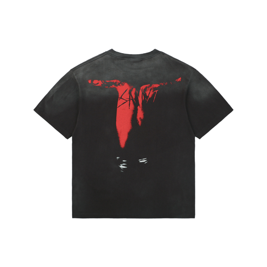 Saint Michael Upside-Down Bat Graphic Short-Sleeve T-Shirt