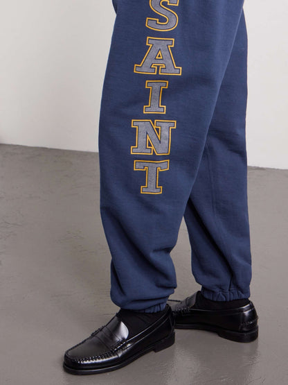 Saint Michael Reflective Angel Logo Print Trousers