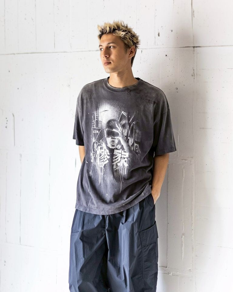 Saint Michael Anime Graphic Short-Sleeve T-Shirt