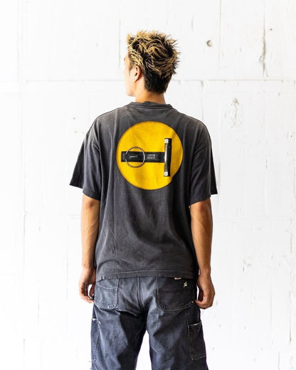 Saint Michael Distressed Smiley Print Short-Sleeve T-Shirt