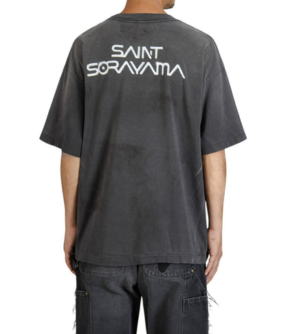 Saint Michael Mechanical T-Rex Print Short-Sleeve T-Shirt