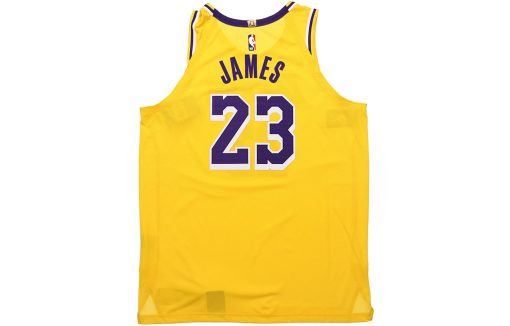 Nike Lakers LeBron James AU Player Edition Connected Basketball Jersey