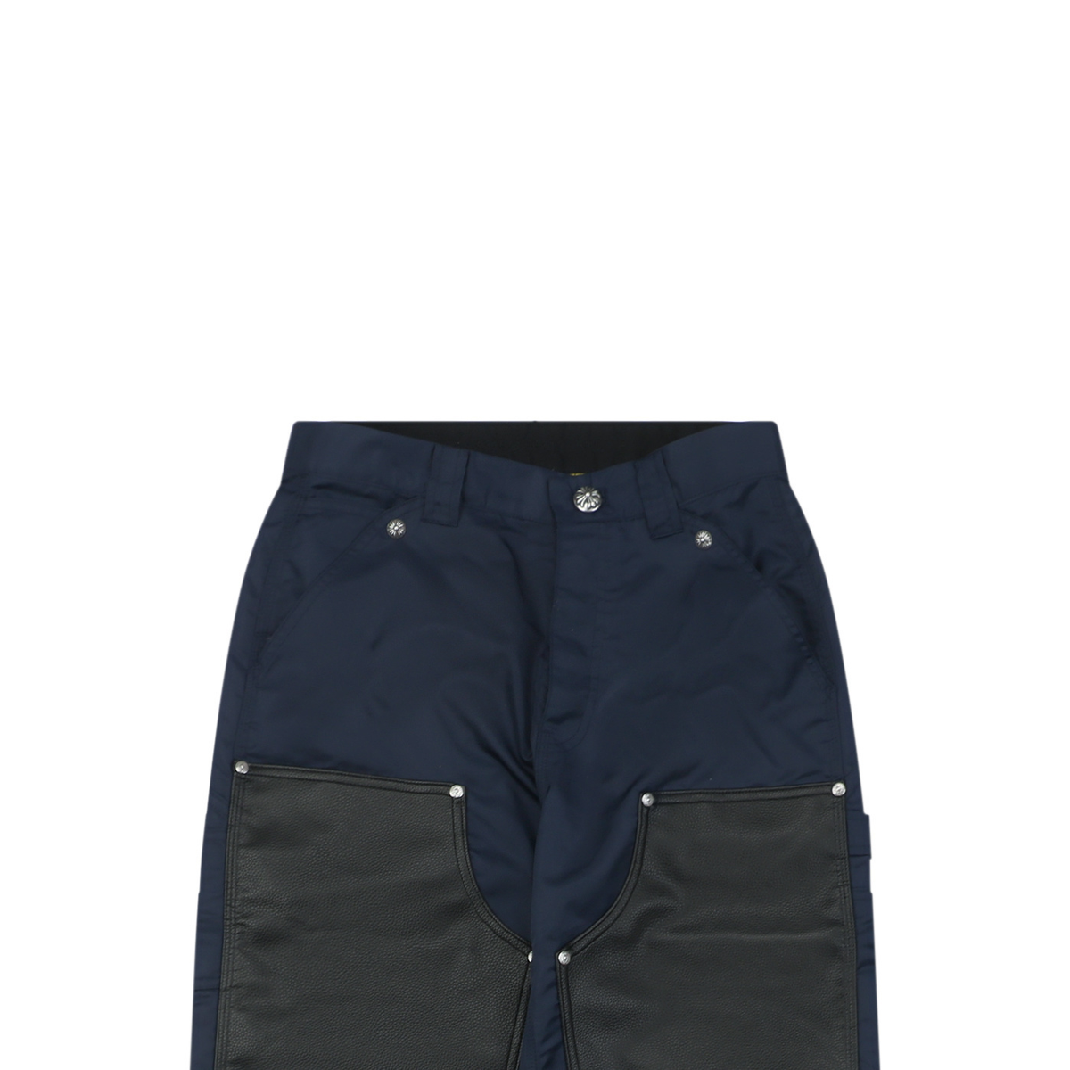 Chrome Hearts 24FW Logger Pants with Leather Panel Details