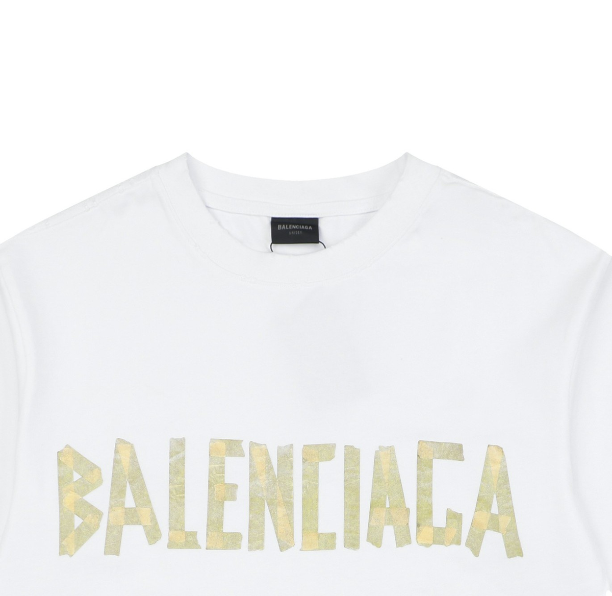 Balenciaga Tape Type Graphic T-Shirt – White