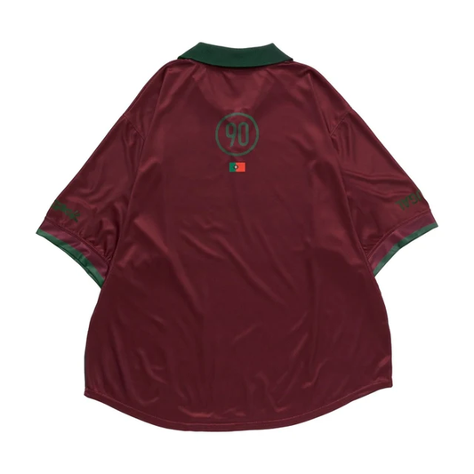 Travis Scott x Nike Portugal Total 90 Retro Soccer Jersey – Burgundy
