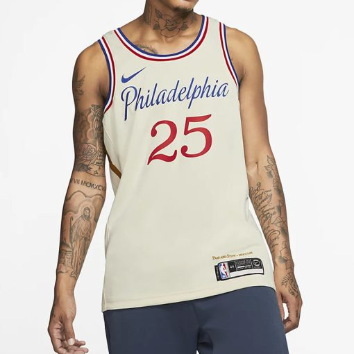 Nike Philadelphia 76ers Ben Simmons #25 City Jersey