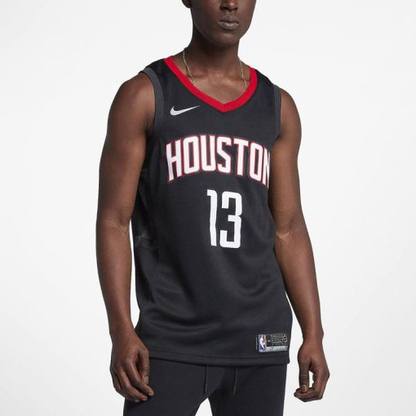 Nike Houston Rockets No. 13 Swingman Jersey - Black