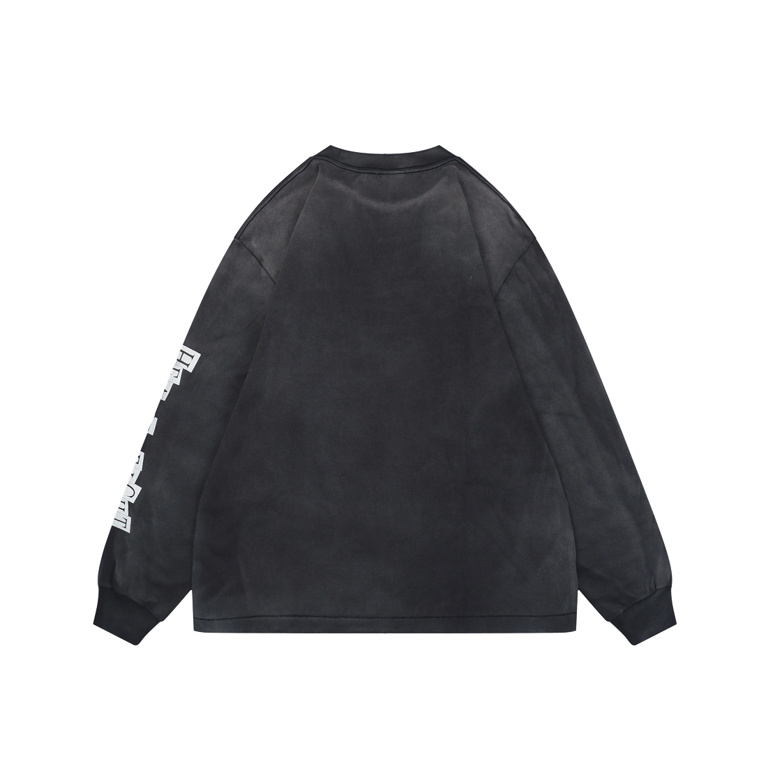 Saint Michael Ram-Headed Demon Print Long-Sleeve Top