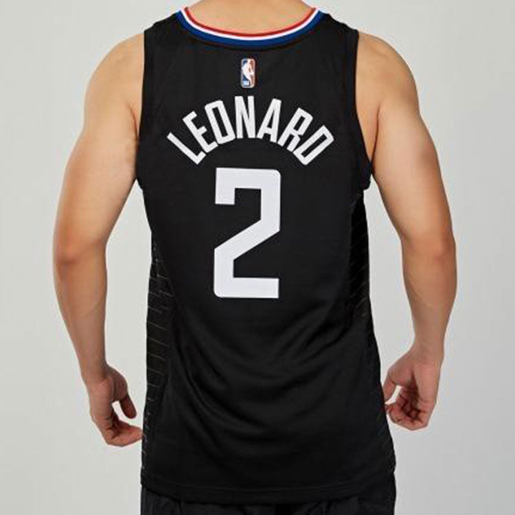 Air Jordan Los Angeles Clippers Leonard No. 2 Swingman Jersey - Black