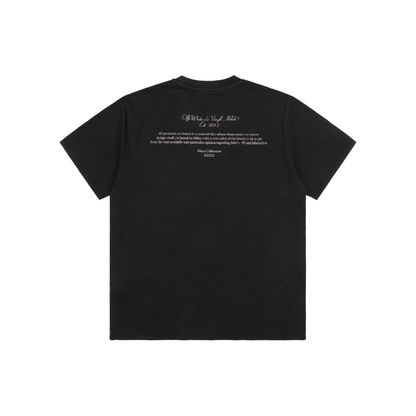 Off-White Madonna Print Washed T-Shirt | Short-Sleeve