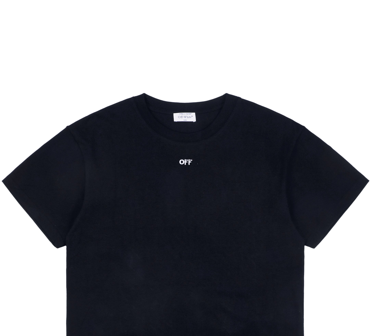 Off-White Anchor-Pattern Arrow Embroidery T-Shirt | Short-Sleeve