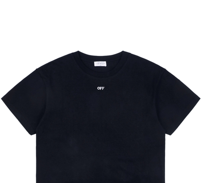 Off-White Anchor-Pattern Arrow Embroidery T-Shirt | Short-Sleeve