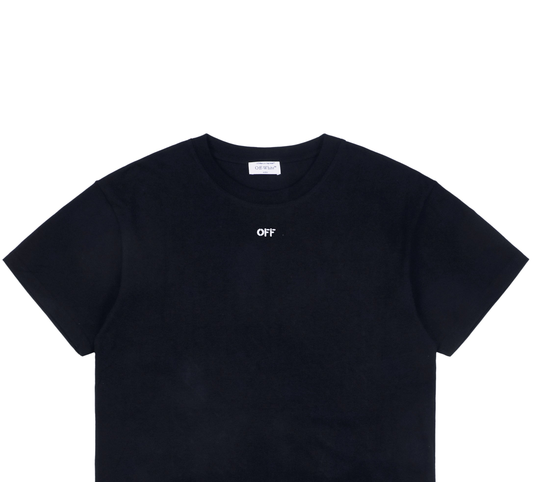 Off-White Anchor-Pattern Arrow Embroidery T-Shirt | Short-Sleeve