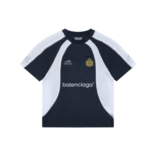 Balenciaga Soccer FW26 Printed Raglan T-Shirt – Men's